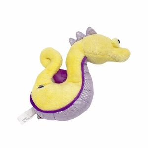 Ganz Webkinz Lilkinz Small Seahorse Plush Yellow & Glittery Purple